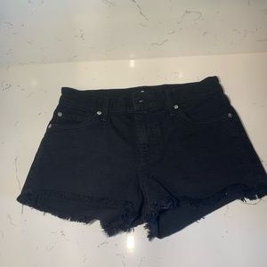 7 For All Mankind - Black Shorts - Size 24